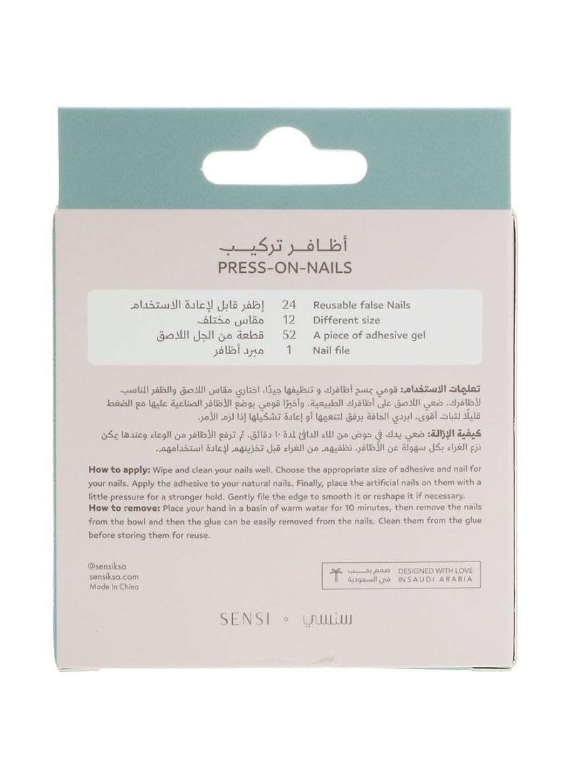 Sensi Sheer French Press On Nails S04043-91114 - Image 3